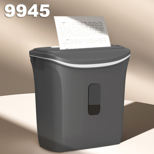 Шредер Deli, 4 уровень секретности (4х30мм), 6 листов, 12 литров, серый