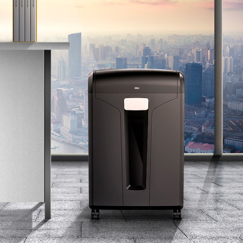 Шредер Deli, 4 уровень секретности (4х40мм), 16 листов, 31  литр