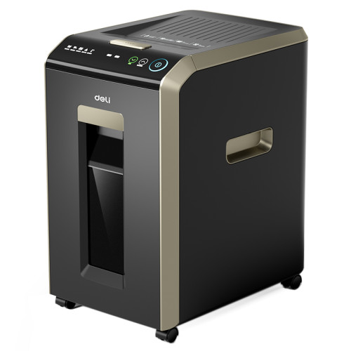 Шредер Deli, 4 уровень секретности (4x12мм), 150 листов, 32 литра, автоматический режим