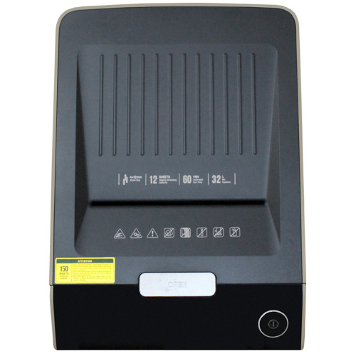 Шредер Deli, 4 уровень секретности (4x12мм), 150 листов, 32 литра, автоматический режим