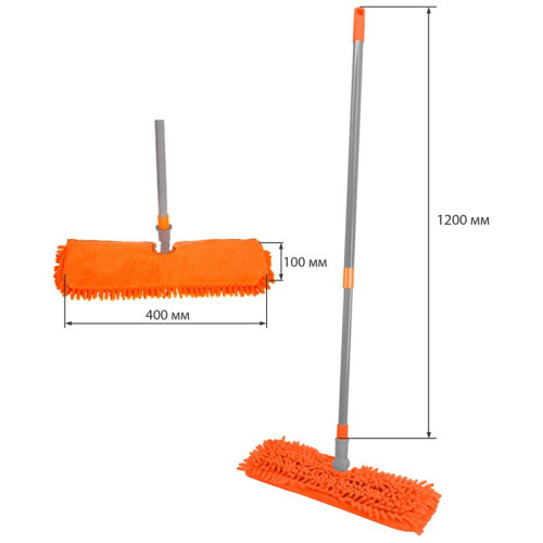 Швабра OfficeClean Professional двусторонняя, телескопич. ручка 70-120 см, МОП микрофибра 40 см Швабра OfficeClean Professional двусторонняя, телескопич. ручка 70-120 см, МОП микрофибра 40 см