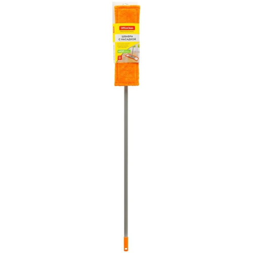 Швабра OfficeClean Professional, ручка 110 см, насадка плоская, микрофибра, 40х10 см Швабра OfficeClean Professional, ручка 110 см, насадка плоская, микрофибра, 40х10 см