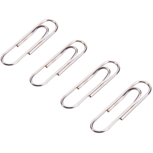 Скрепки DELI 29 мм, никелированные, бокс, 100 шт/упак