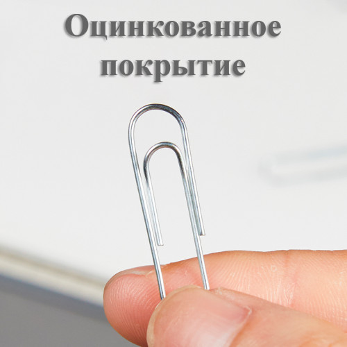 Скрепки DELI "i Select" 28 мм, оцинкованные, 100 шт/упак