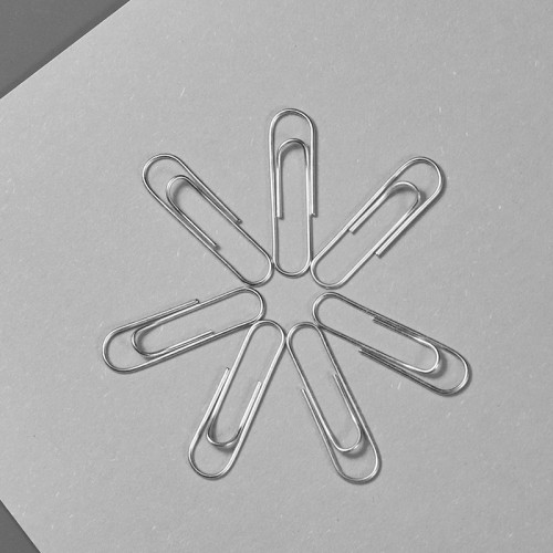 Скрепки DELI "i Select" 28 мм, оцинкованные, 100 шт/упак