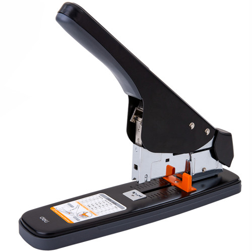 Степлер металлический DELI до 120 листов (скобы 23/6 - 23/17), черный