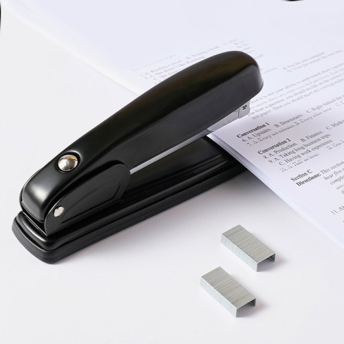 Степлер металлический DELI "0324" до 25 листов, черный