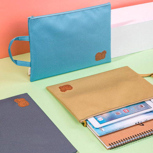 Сумка-шоппер DELI, 1 отделение на молнии, 325 x 240 мм, полиэстер, ассорти