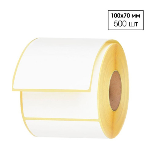 Термоэтикетки 100 х 70 мм (500 шт/рул)