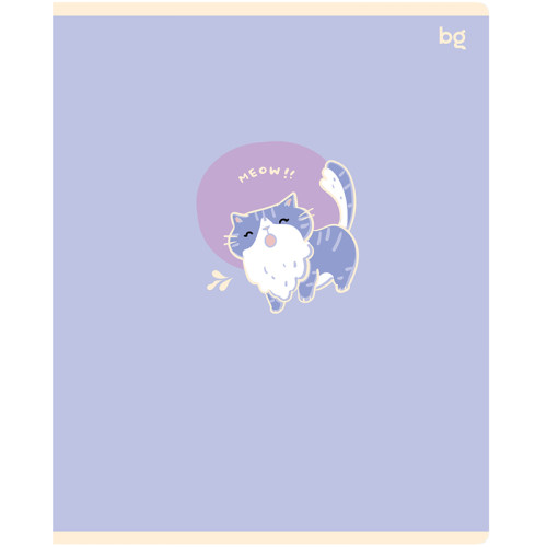 Тетрадь общая BG "Smile", А5, 48 листов в клетку, на скрепке