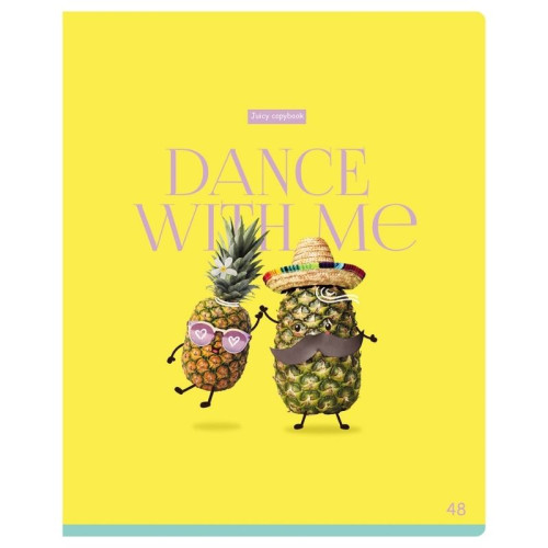 Тетрадь общая BG "Сочная тетрадь", А5, 48 листов в клетку, на скрепке