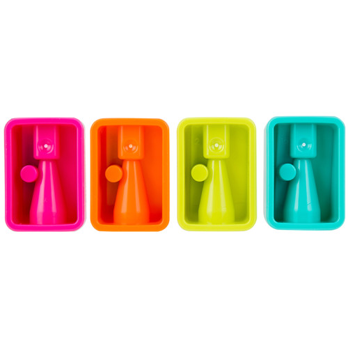 Точилка DELI "Neon", пластиковая, 1 лезвие, ассорти