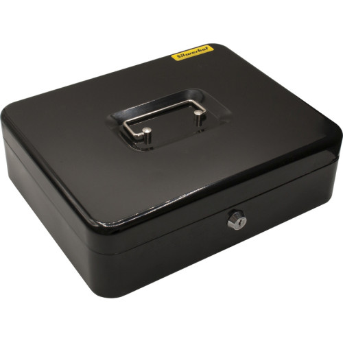 Ящик для денег Silwerhof, 90х300х240 мм, 1,66 кг, сталь, черный