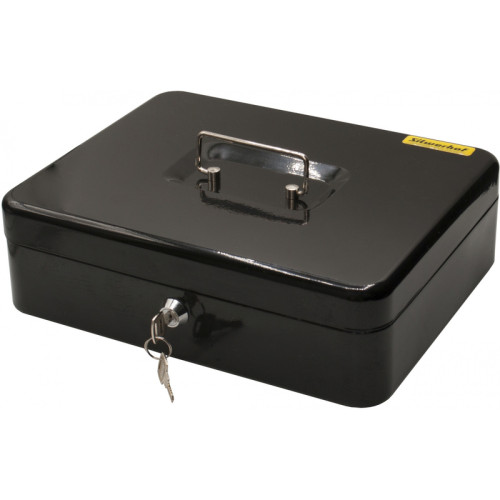 Ящик для денег Silwerhof, 90х300х240 мм, 1,66 кг, сталь, черный
