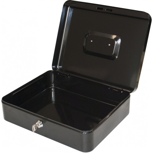 Ящик для денег Silwerhof, 90х300х240 мм, 1,66 кг, сталь, черный