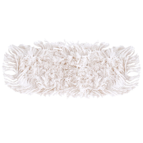 Запаска для швабры OfficeClean Professional, 40х10 см, хлопок, ворс 3-5,5 см, карманы, белая