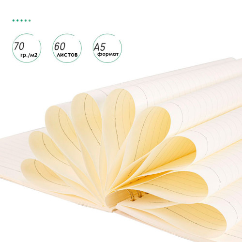 Записная книжка DELI "Retro" на спирали, А5, 60 листов в линейку, ассорти