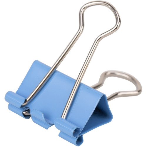 Зажимы для бумаг DELI "RIO", 25 мм, цветные, (12 шт.)