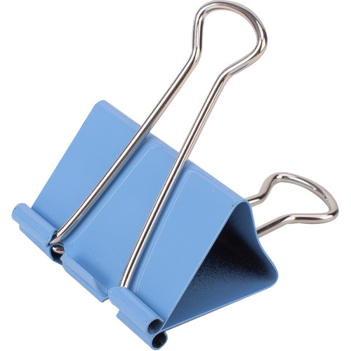 Зажимы для бумаг DELI "RIO", 41 мм, цветные, (12 шт.)