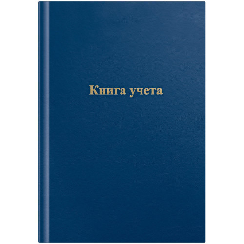 Книга учета OfficeSpace А4, 96 л., в клетку, 200х290 мм, бумвинил обложка, блок офсетный