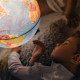 Глобус политический Globen, 25 см, интерактивный, c подсветкой + очки, на круглой подставке