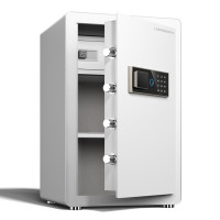 Сейф LockSworth биометрический + электронный замок + ключ, 600х380х360 мм, 22.5 кг, белый