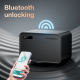 Сейф LockSworth сканер ладони + bluetooth + ключ, 300х400х300 мм, 10,2 кг, черный
