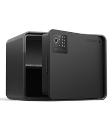Сейф DELI LockSwort биометрический + электронный замок + ключ + Wi-Fi, 300х400х300 мм, 10 кг, белый