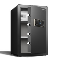Сейф LockSworth биометрический + электронный замок + ключ, 600х380х360 мм, 22.5 кг, черный