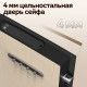 Сейф LockSworth биометрический + электронный замок + ключ, 800х480х420 мм, 42.8 кг, черный