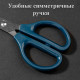 Ножницы DELI, 170 мм, пластиковые ручки, цвет ассорти