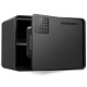 Сейф LockSworth электронный замок + ключ, 250х360х250 мм, 6 кг, черный