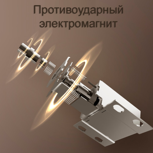 Сейф LockSworth биометрический + электронный замок + ключ, 450х380х320 мм, 20,7 кг, белый