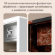 Сейф LockSworth биометрический + электронный замок + ключ, 450х380х320 мм, 20,7 кг, белый