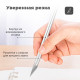 Нож-скальпель канцелярский DELI, металлический, 10 лезвий в комплекте