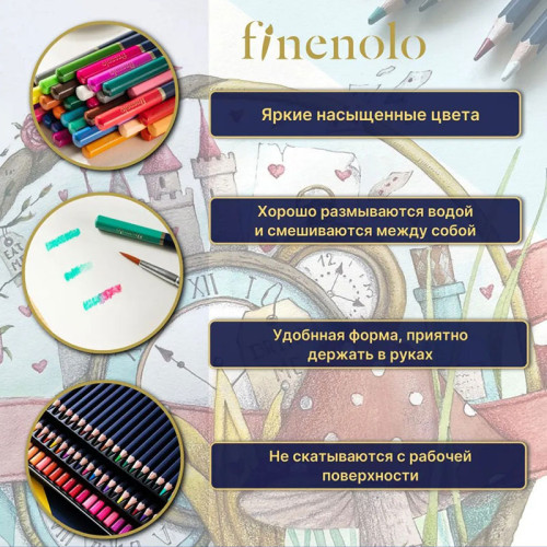 Карандаши акварельные Deli 