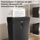 Шредер Deli, 4 уровень секретности (4х 33мм), 5 листов, 10 литров