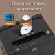 Шредер Deli, 7 уровень секретности (1х5мм), 8 листов, 30 литров