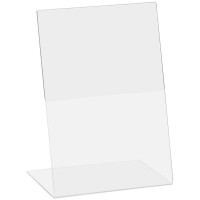 Бейдж настольный OfficeSpace, А5 210х148, односторонний вертикальный, прозрачный 