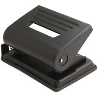 Дырокол BASY "7317", до 10 листов, пластиковый корпус, ассорти