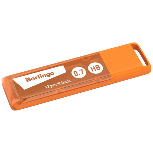 Грифели BERLINGO для механических карандашей, 0,7 мм, НВ Грифели BERLINGO для механических карандашей, 0,7 мм, НВ