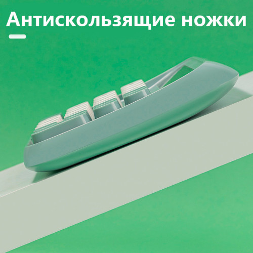 Калькулятор настольный DELI "М36" 12 разрядный, 130х133х27 мм, зеленый Калькулятор настольный DELI "М36" 12 разрядный, 130х133х27 мм, зеленый