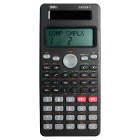 Калькулятор научный DELI D300SR-2, 10+2 разрядов, 300 функций, 172,6х82,7х17,6 мм, темно-серый