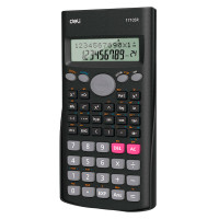 Калькулятор научный DELI "1710", 10+2 разряда, 240 функций, 162х84х19 мм, темно-серый