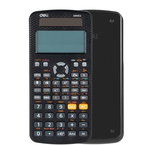 Калькулятор научный DELI "ED-991EX", 10+2 разряда, 552 функций, 171,9х83х17,5 мм, черный Калькулятор научный DELI "ED-991EX", 10+2 разряда, 552 функций, 171,9х83х17,5 мм, черный