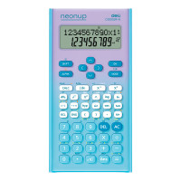 Калькулятор научный DELI "Neonup" D300SR-N, 10+2 разрядов, 300 функций, 162х82х20 мм, синий