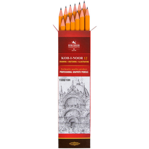 Карандаш KOH-I-NOOR "1500", профессиональный, 10Н