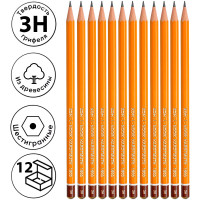 Карандаш KOH-I-NOOR "1500", профессиональный, 3Н