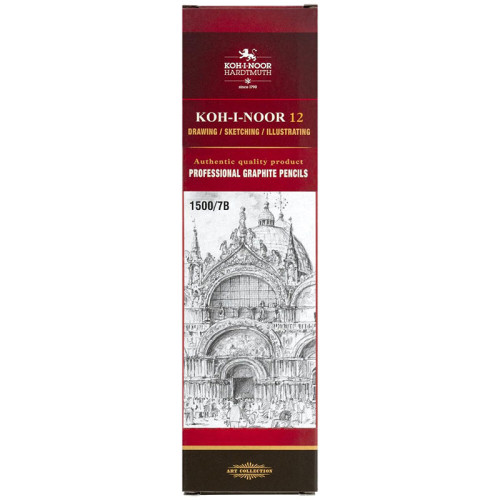Карандаш KOH-I-NOOR "1500", профессиональный, 7В