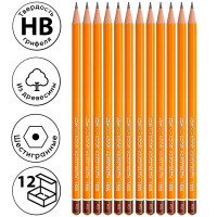 Карандаш KOH-I-NOOR "1500", профессиональный, НВ